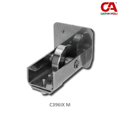 Nerezové náběhové kolečko pro samonosnou bránu Combi Arialdo MEDIO, nerez bez povrchové úpravy /AISI304